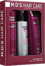 Set "Color Protection. Vibrant Brunette" - Mades Cosmetics (sham/250ml + cond/250ml + spray/200ml) — photo N3