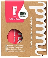 クリーミー制汗デオドラント - Nuud Natural Deo Cream Starter Pack Red	 — photo N4