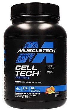 Creatine Dietary Supplement 'Tropical Citrus' - Muscletech Cell-Tech Creatine Tropical Citrus Punch — photo N2