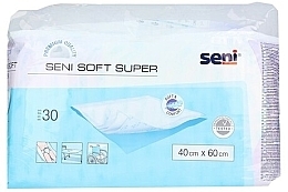 Hygienic Diapers 40x60, 30 pcs - Seni Soft  — photo N1