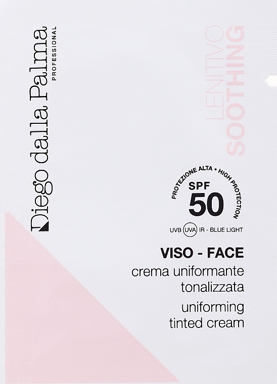 GIFT! Uniforming Tinted Face Cream - Diego Dalla Palma Soothing Uniforming Tinted Cream SPF50 (sample) — photo N1