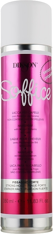 Hairspray - Dikson Professional Soffice Forte Hair Spray — photo N1