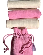 Fragrances, Perfumes, Cosmetics Organic Muslin Towels, 3 pcs. - The Lab Room Organic Muslin Cloth Towels Pack