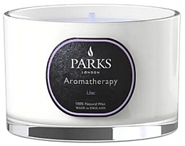 Fragrances, Perfumes, Cosmetics Scented Candle - Parks London Aromatherapy Lilac Candle