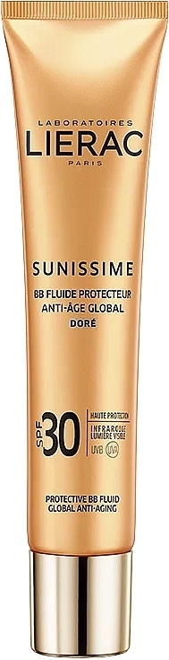 Sun-Protective Toning Face Fluid SPF30 - Lierac Sunissime BB Fluide Protecteur — photo N1