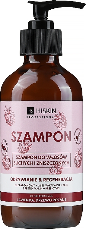 Shampoo for Dry & Damaged Hair - HiSkin Professional Shampoo — photo N5