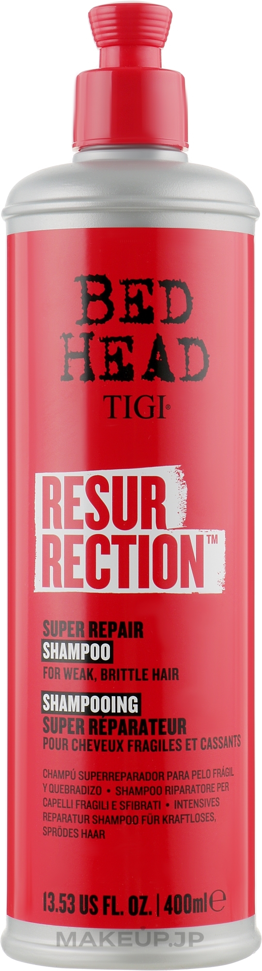 Shampoo for Weak & Brittle Hair - Tigi Bed Head Resurrection Super Repair Shampoo — photo 400 ml