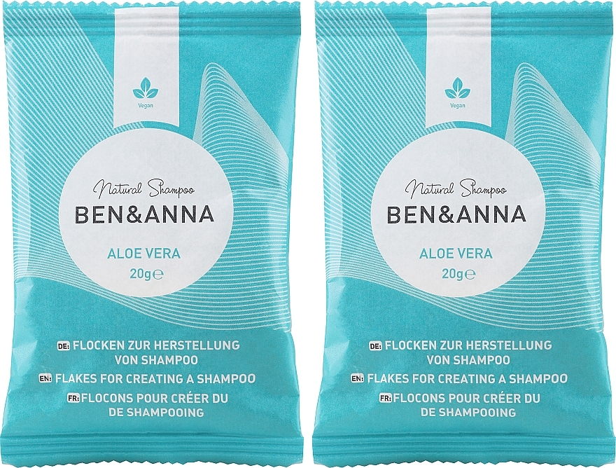 Shampoo Base - Ben & Anna Shampoo Flakes Aloe Vera — photo N2