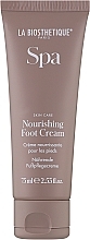 Fragrances, Perfumes, Cosmetics Foot Nourishing Cream - La Biosthetique Spa Nourishing Foot Cream