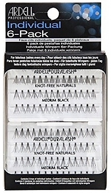 False Lashes - Ardell Individual Medium 6 pack — photo N2