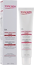 Fragrances, Perfumes, Cosmetics Softening Face Cream - Topicrem DA Emollient Face Cream