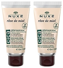 Fragrances, Perfumes, Cosmetics Set - Nuxe Reve de Miel Cica Rich Hand Cream Set (h/cream/2x50ml)