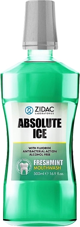 Fresh Mint Mouthwash - Zidac Absolute Ice Mouthwash Freshmint — photo N1