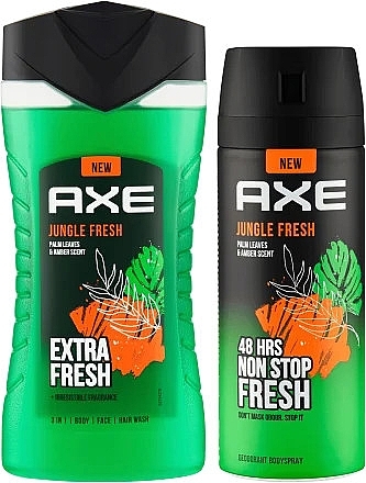 Set - Axe Jungle Fresh Gift Ready (deo/150ml + sh/gel/250ml)	 — photo N2