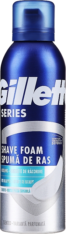 Cooling Shaving Foam - Gillette Series Sensitive Cool — photo N6