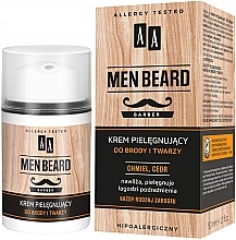 Fragrances, Perfumes, Cosmetics Nourishing Beard & Face Cream - AA Cosmetics Men Beard Barber