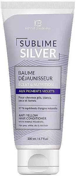 Anti-Yellow Conditioner - Institut Claude Bell Sublime Silver Brightening and Nourishing Rejuvenating Balm — photo N2