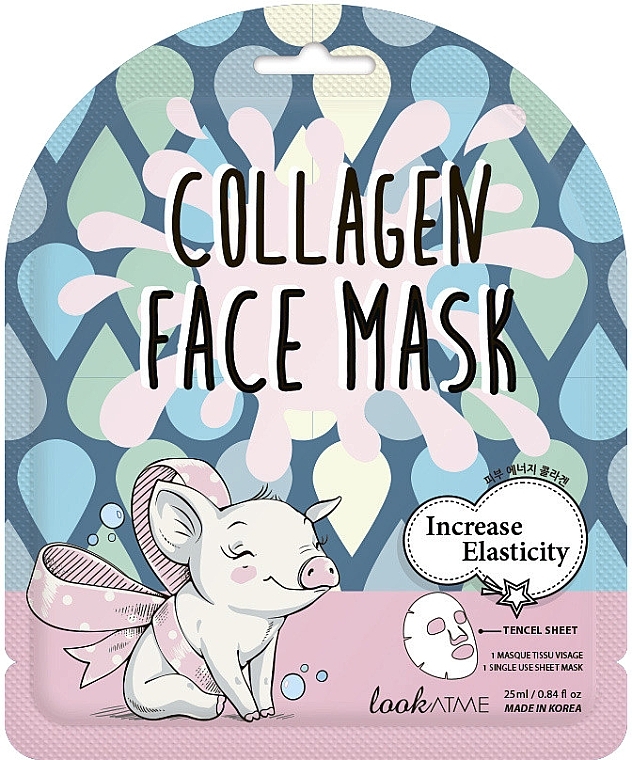 Collagen Face Sheet Mask - Look At Me Collagen Face Mask — photo N1