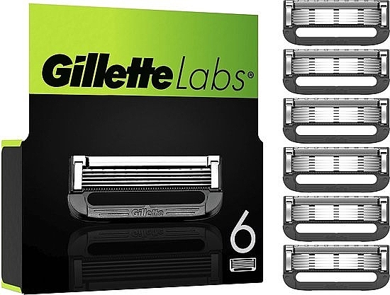 Refill Cartridges, 6 pcs. - Gillette Labs — photo N1