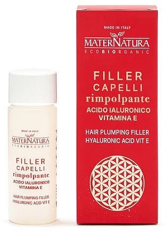 Hair Filler with Hyaluronic Acid & Vitamin E - MaterNatura Hair Plumping Filler — photo N1