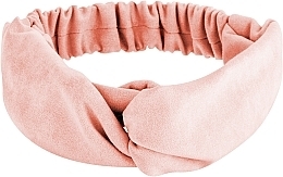 Fragrances, Perfumes, Cosmetics Suede Twist Headband, Peach - MakeUp