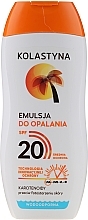 Fragrances, Perfumes, Cosmetics Waterproof Tan Emulsion - Kolastyna Suncare Emulsion SPF20 