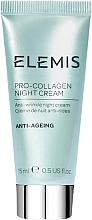 Fragrances, Perfumes, Cosmetics Night Moisturizing CollagenFace Cream Gel - Elemis Pro-Collagen Night Cream (mini size)