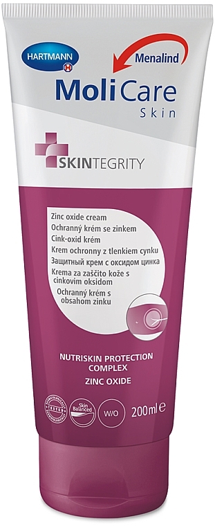 Body Cream - Hartmann MoliCare Skin Zinc Oxide Cream — photo N1