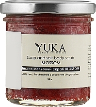 Fragrances, Perfumes, Cosmetics Body Soap Salt Scrub - Yuka Soap And Salt Body Scrub "Blossom"
