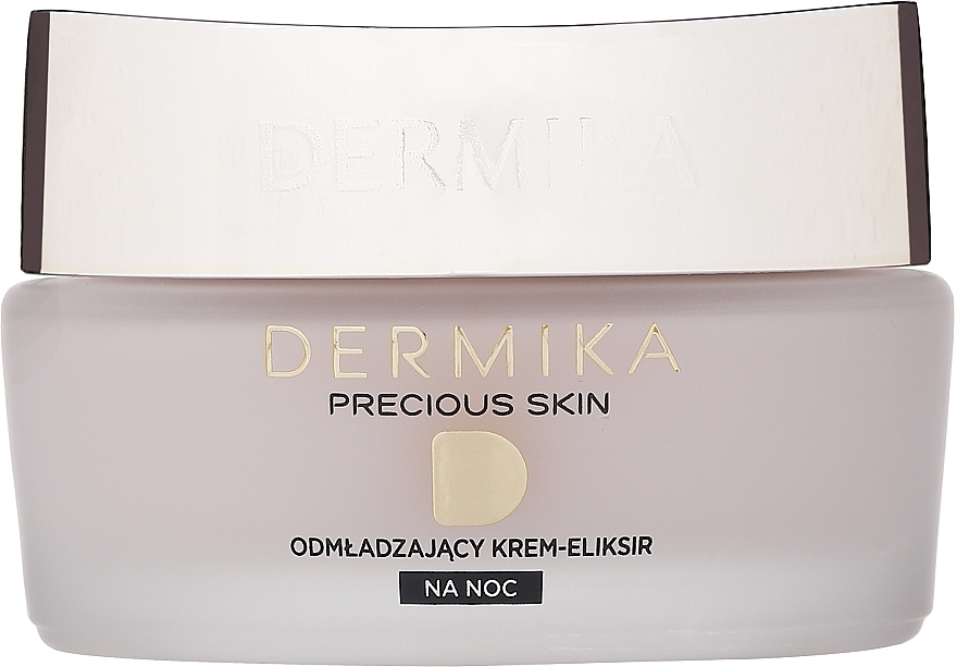 Rejuvenating Night Face Cream-Elixir - Dermika Precious Skin Rejuvenating night Cream-Elixir — photo N2