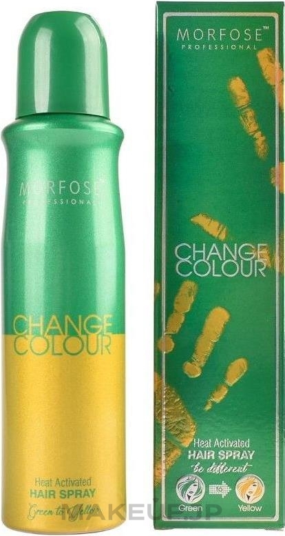 Chameleon Hair Spray - Morfose Change Colour Hair Spray — photo Green To Yellow