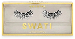 False Lashes - Swati Faux Mink Lashes Crystal — photo N2