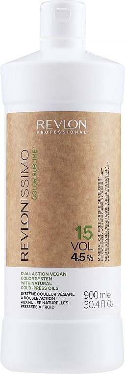 Cream Developer - Revlon Revlonissimo Color Sublime Cream Oil Developer 15Vol 4,5% — photo N1