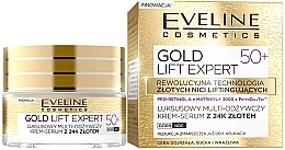 Multi-Nourishing Cream 50+ - Eveline Cosmetics Gold Lift Expert — photo N3