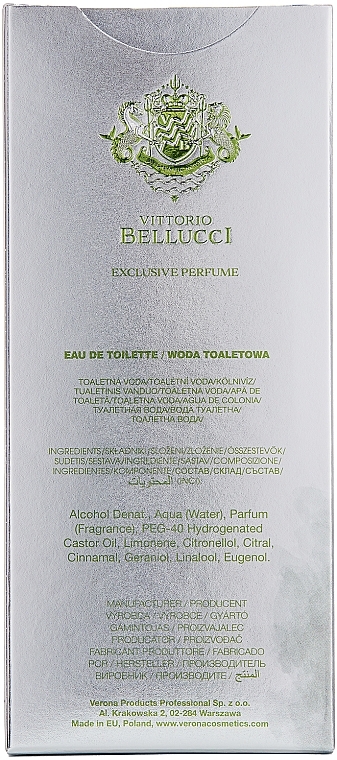 Vittorio Bellucci Born Holm Extreme Collection - Eau de Toilette — photo N3