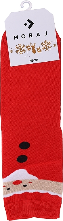 Women Christmas Socks, SLS250-019, red - Moraj — photo N1