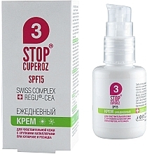 Fragrances, Perfumes, Cosmetics Daily Cream SPF15 - FitoBioTekhnologii Stop Cuperoz 