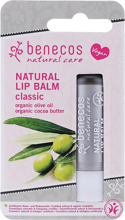 Lip Balm "Classic" - Benecos Natural Care Lip Balm Classic — photo N1