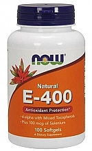 Vitamin E-400 + Selenium - Now Foods Vitamin E-400 D-Alpha & Mixed Tocopherols + Selenium Softgels — photo N3