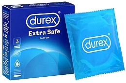 Condoms, 3 pcs. - Durex Extra Safe Easy-On Condoms — photo N1