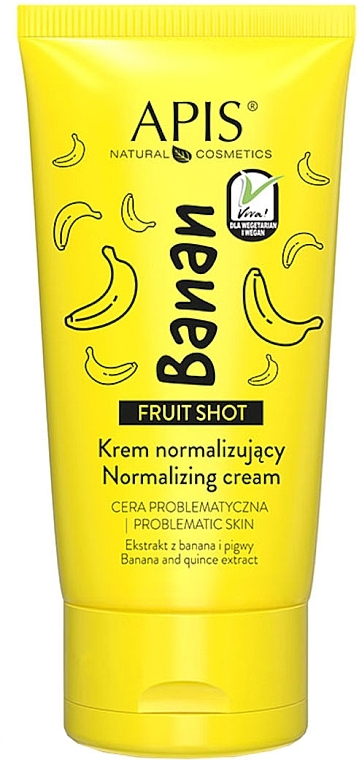 Face Cream with Banana Scent - Apis Professional Fruit Shot Normalizing Cream Banana — photo N1