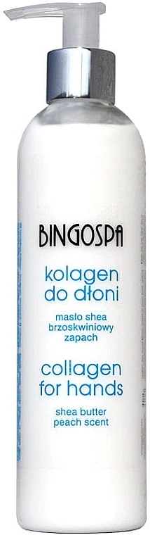 Peach and Shea Butter Collagen Hand Cream - BingoSpa — photo N1