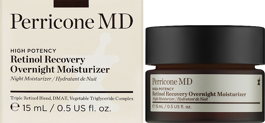 Ultra-Nourishing Face Moisturizer - Perricone MD High Potency Retinol Recovery Overnight Moisturizer — photo N9