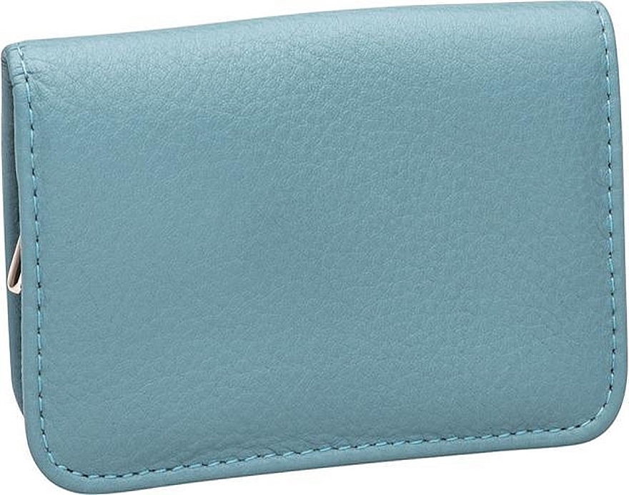 Manicure Set, 5 tools 'Siena', with zipper, ocean blue - Erbe Solingen Manicure Zipper Case — photo N7