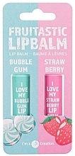 Fragrances, Perfumes, Cosmetics Set - Cosmetic 2K Fruitastic Lip Balm (lip/balm/4.2g + lip/balm/4.2g)