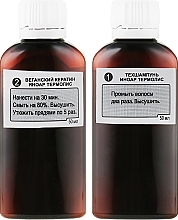 Fragrances, Perfumes, Cosmetics Set "Vegan Nanoplasty for Natural Hair", 1 procedure - Inoar Argan Oil Thermoliss (shmp/50ml + keratin/50ml)