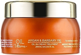 Argan & Barbary Fig Oils Mask for Normal & Coarse Hair - Schwarzkopf Professional Oil Ultime Oil In Cream Treatment — photo N1