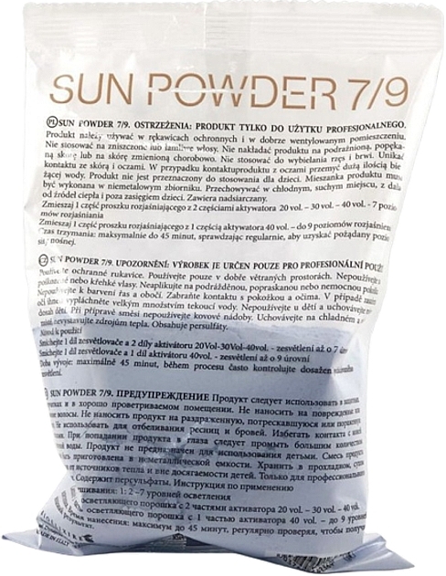 Hair Lightener - Bioelixire Sun Powder 7/9 — photo N1