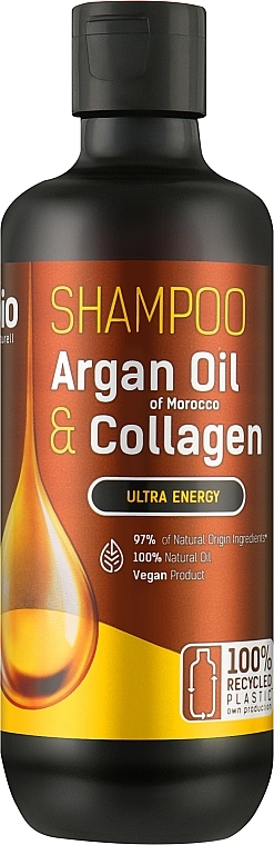 Argan Oil of Morocco & Collagen Shampoo - Bio Naturell Shampoo — photo N1