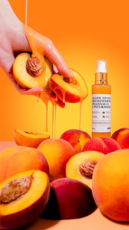 Juicy Peach Intimate Oil - Auna Vegan — photo N3